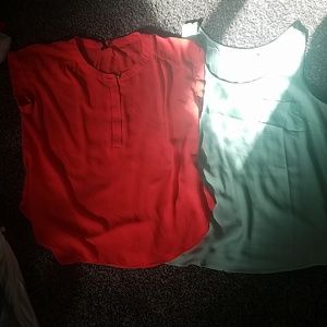 Lot of 2 womans shirts